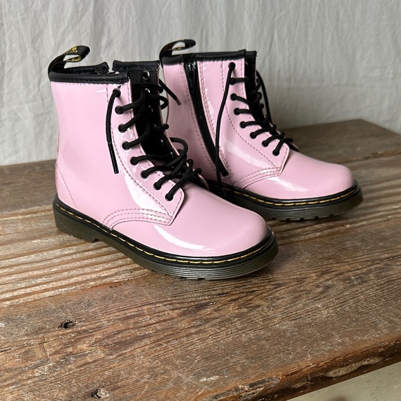Dr. Martens Other - Dr. Martens Pink Kids Lace-Up Boots
